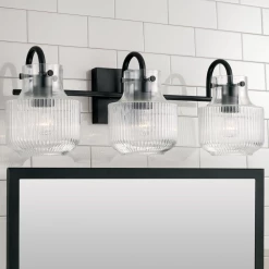 Capital Lighting Dylan Black Vanity Light