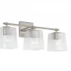 Capital Lighting Sandra Brushed Nickel Vanity Light