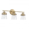 Capital Lighting Mila Aged Brass Vanity Light