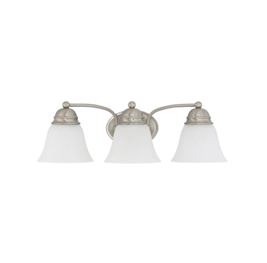 Satco/Nuvo Lighting Dana Nickel Vanity Light 3 Satco/Nuvo Lighting Dana Nickel Vanity Light