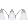 Capital Lighting Alabaster Chrome Vanity Light