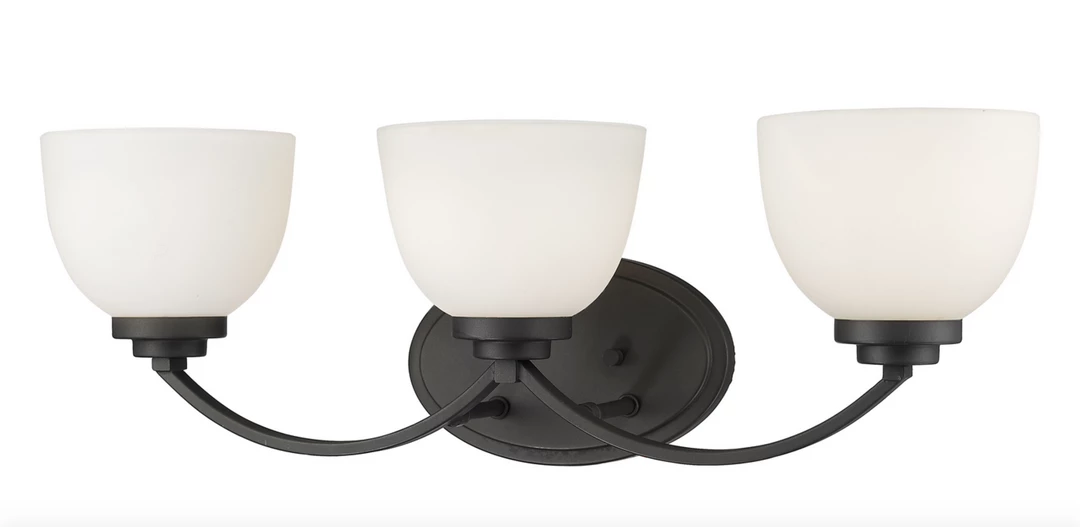 Z-Lite Lucas Bronze Vanity Light 3 Z-Lite Lucas Bronze Vanity Light