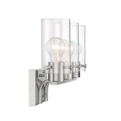 Satco/Nuvo Sommer Brushed Nickel Vanity Light Lighting