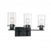 Satco/Nuvo Sommer Matte Black Vanity Light Lighting