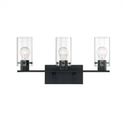 Satco/Nuvo Sommer Matte Black Vanity Light Lighting