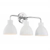 Satco/Nuvo Naomi Nickel & White Vanity Light