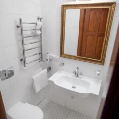 Satco/Nuvo Naomi Nickel & White Vanity Light