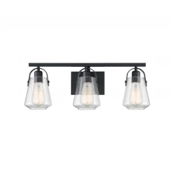 Satco/Nuvo Lighting Skye Matte Black Vanity Light