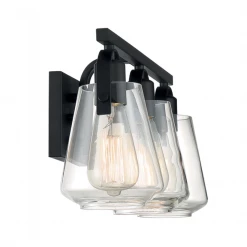 Satco/Nuvo Lighting Skye Matte Black Vanity Light 10 Satco/Nuvo Lighting Skye Matte Black Vanity Light