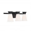 Satco/Nuvo Lighting Cali Black Vanity Light 2 Satco/Nuvo Lighting Cali Black Vanity Light