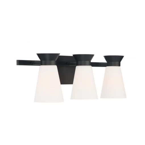 Satco/Nuvo Lighting Cali Black Vanity Light