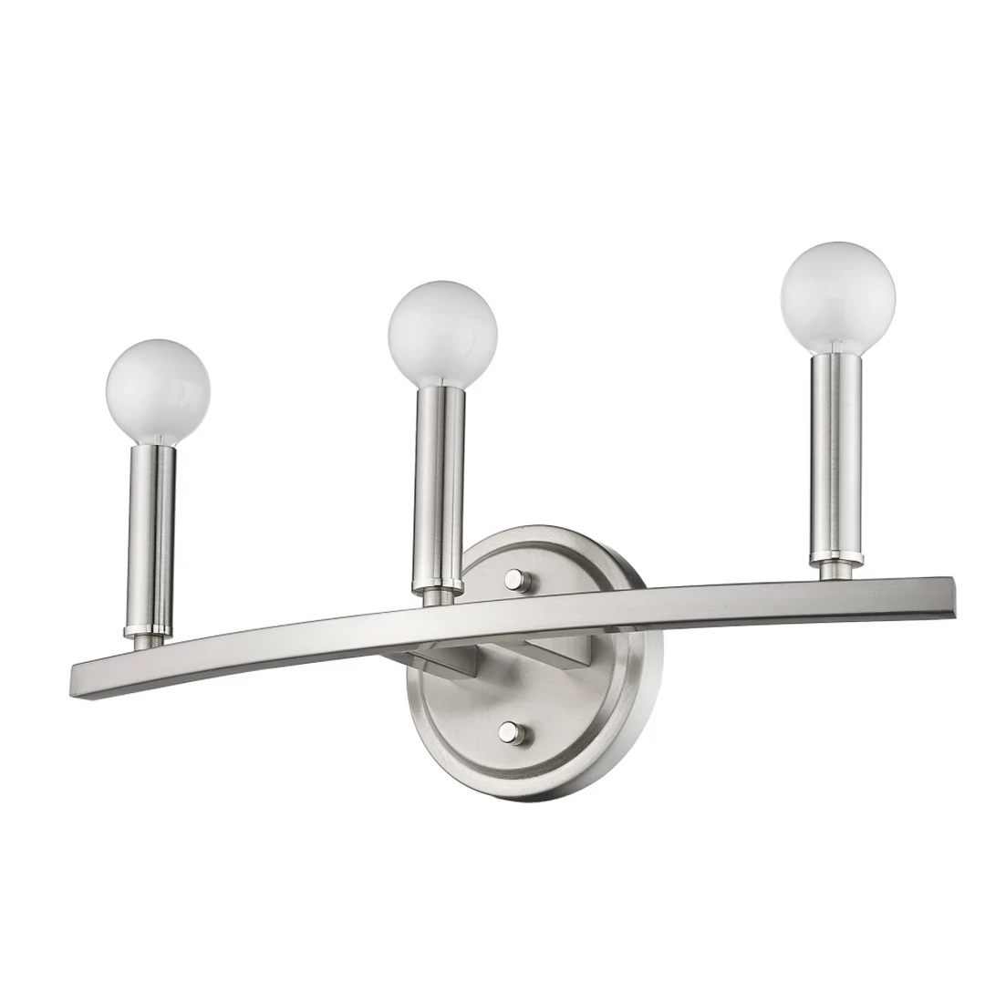 Acclaim Lighting Candice Nickel Vanity Light 3 Acclaim Lighting Candice Nickel Vanity Light