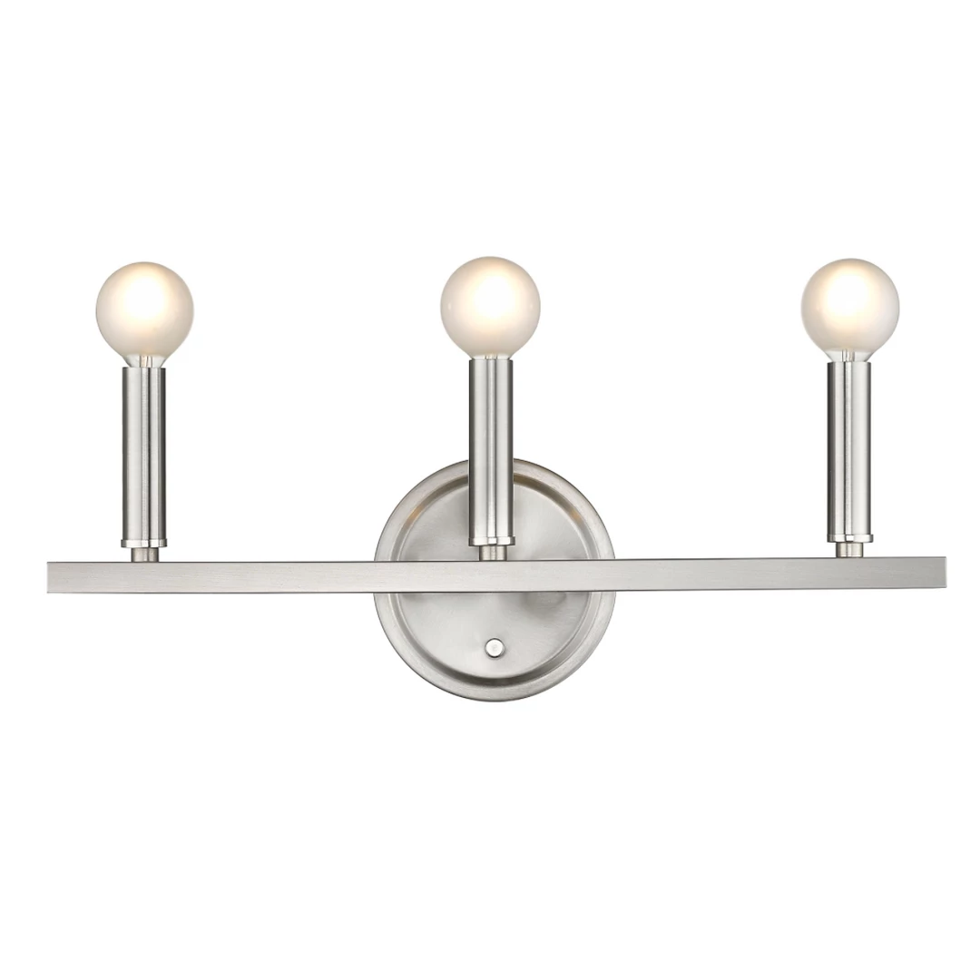 Acclaim Lighting Candice Nickel Vanity Light 5 Acclaim Lighting Candice Nickel Vanity Light