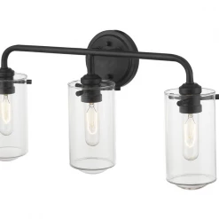 Z-Lite Lighting Willow Matte Black Vanity Light