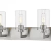 Z-Lite Vinny Nickel Vanity Light Lighting