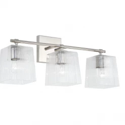 Capital Lighting Sandra Polished Nickel Vanity Light