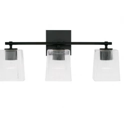 Capital Lighting Sandra Matte Black Vanity Light