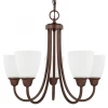 Capital Lighting Trent 5 Light Chandelier