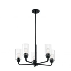 Satco/Nuvo Sommer 5 Light Chandelier 11 Satco/Nuvo Sommer 5 Light Chandelier
