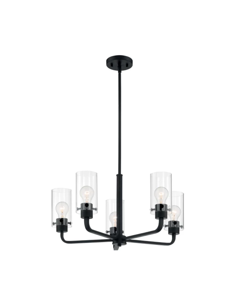 Satco/Nuvo Sommer 5 Light Chandelier 5 Satco/Nuvo Sommer 5 Light Chandelier