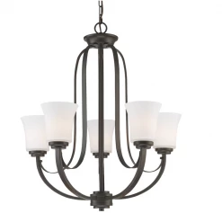 Z-Lite Hallie 5 Light Chandelier 8 Z-Lite Hallie 5 Light Chandelier