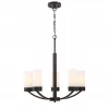 Satco/Nuvo Denny 5 Light Bronze Chandelier Lighting