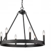 Golden Winston 6 Light Black Chandelier Lighting
