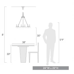 Golden Winston 6 Light Black Chandelier Lighting 7 Golden Winston 6 Light Black Chandelier Lighting