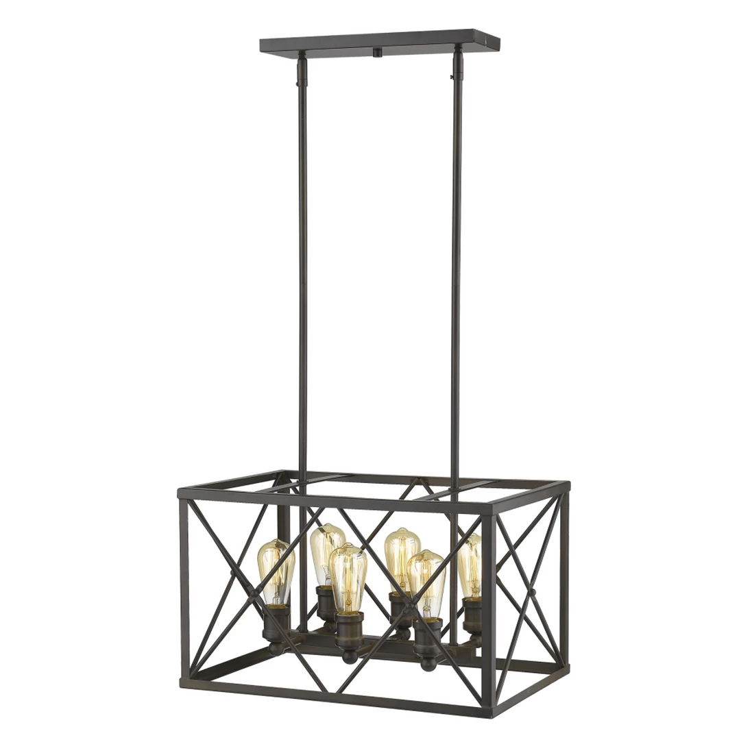 Acclaim Lighting Brooke 6 Light Bronze Pendant 6 Acclaim Lighting Brooke 6 Light Bronze Pendant