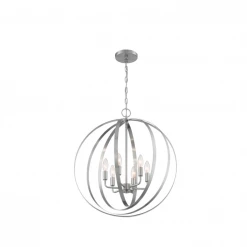 Satco/Nuvo Penny 6 Light Chandelier Lighting