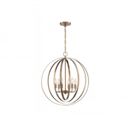 Satco/Nuvo Penny 6 Light Chandelier Lighting