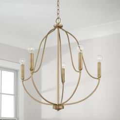 Capital Lighting Margot 5 Light Chandelier