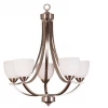 HOME Enhancements Lighting Amara 5 Light Nickel Chandelier