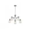Satco/Nuvo Skye 5 Light Brushed Nickel Chandelier Lighting 1 Satco/Nuvo Skye 5 Light Brushed Nickel Chandelier Lighting