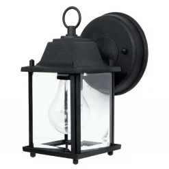 Capital Lighting Carter Outdoor Black Wall Sconce