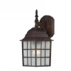 Satco/Nuvo Ellis Outdoor Rustic Bronze Wall Sconce