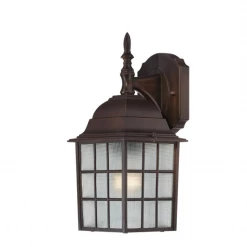 Satco/Nuvo Ellis Outdoor Rustic Bronze Wall Sconce