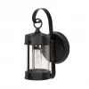 Satco/Nuvo Jonah Outdoor Black Wall Sconce