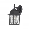 Satco/Nuvo Bailey Outdoor Matte Black Wall Sconce