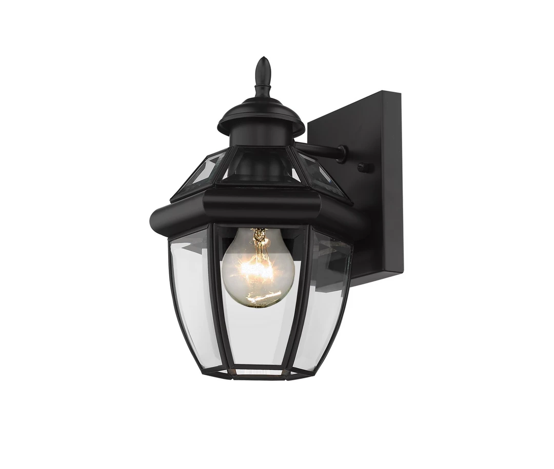 Z-Lite Zoe Outdoor Black Wall Sconce 3 Z-Lite Zoe Outdoor Black Wall Sconce