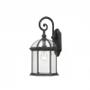 Satco/Nuvo Benedict Outdoor Black Wall Sconce
