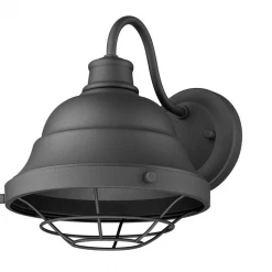 Golden Baylor Outdoor Black Wall Sconce