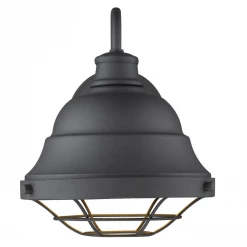 Golden Baylor Outdoor Black Wall Sconce
