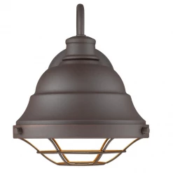 Golden Baylor Outdoor Bronze Wall Sconce