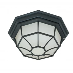 Satco/Nuvo Outdoor Spider Cage Carport Flush Mount