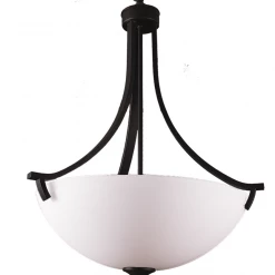 HOME Enhancements Diana Matte Black Pendant