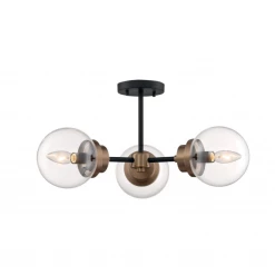 Satco/Nuvo Ophelia Semi Flush Mount Lighting