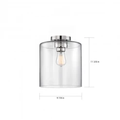 Satco/Nuvo Everett Semi Flush Mount Lighting 18 Satco/Nuvo Everett Semi Flush Mount Lighting