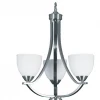 HOME Enhancements Lighting Pamela 3 Light Nickel Chandelier