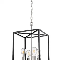 HOME Enhancements Jax Black & Nickel Pendant Lighting